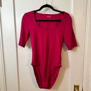 Hot pink bodysuit